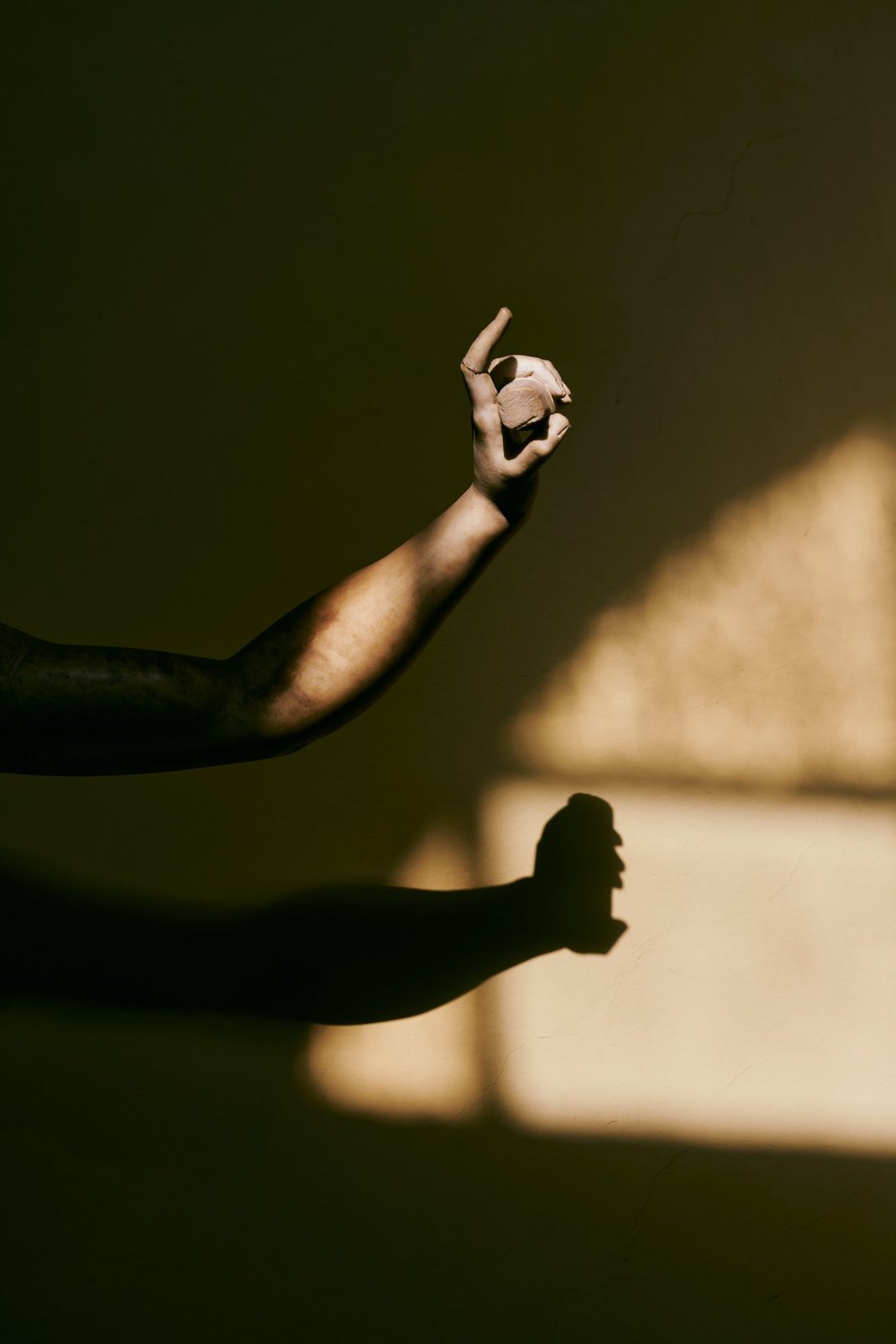 Hand and shadow, Vatican Museums, Vatican City