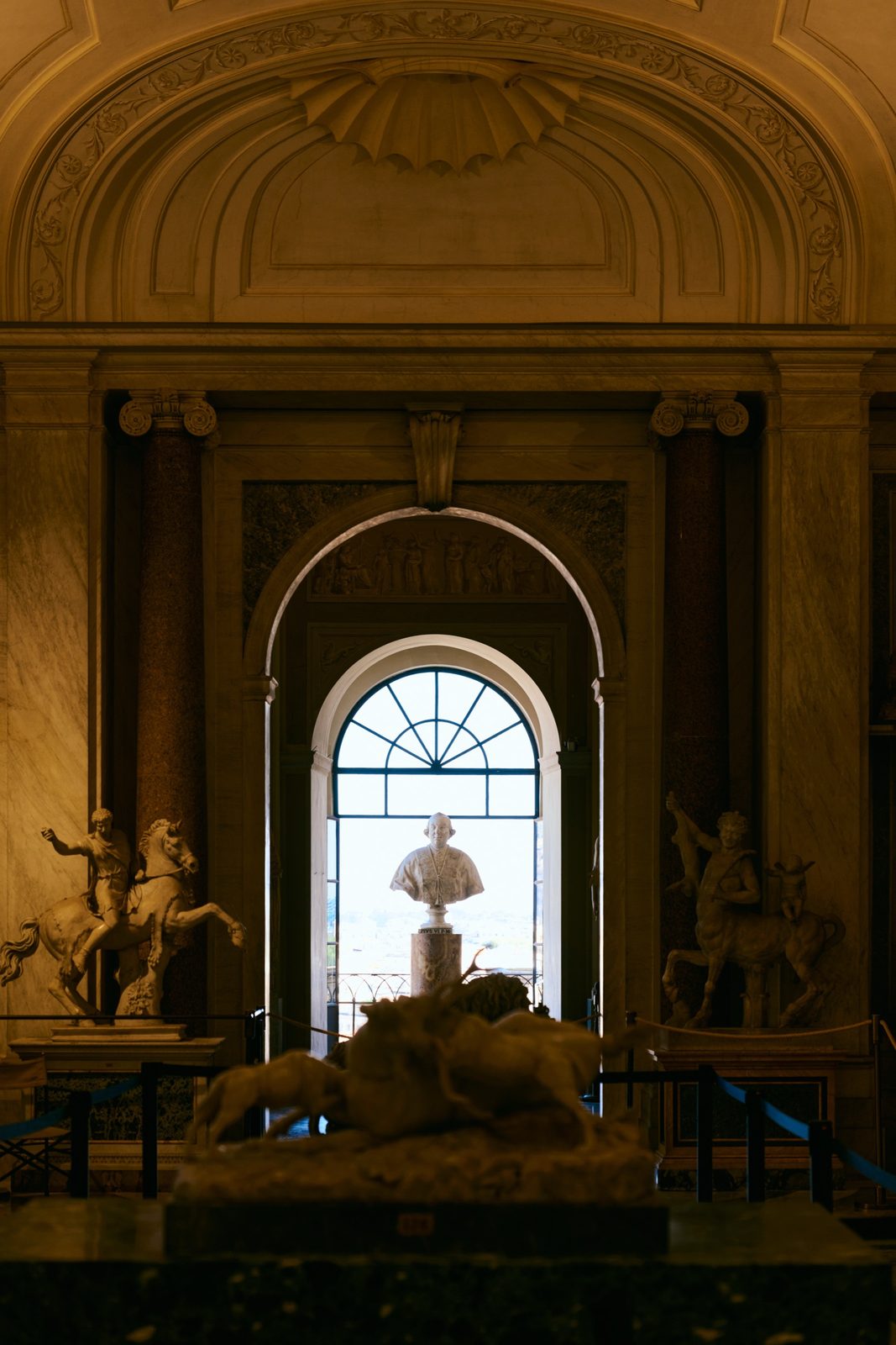 Warm hall window, Vatican Museums, Vatican City