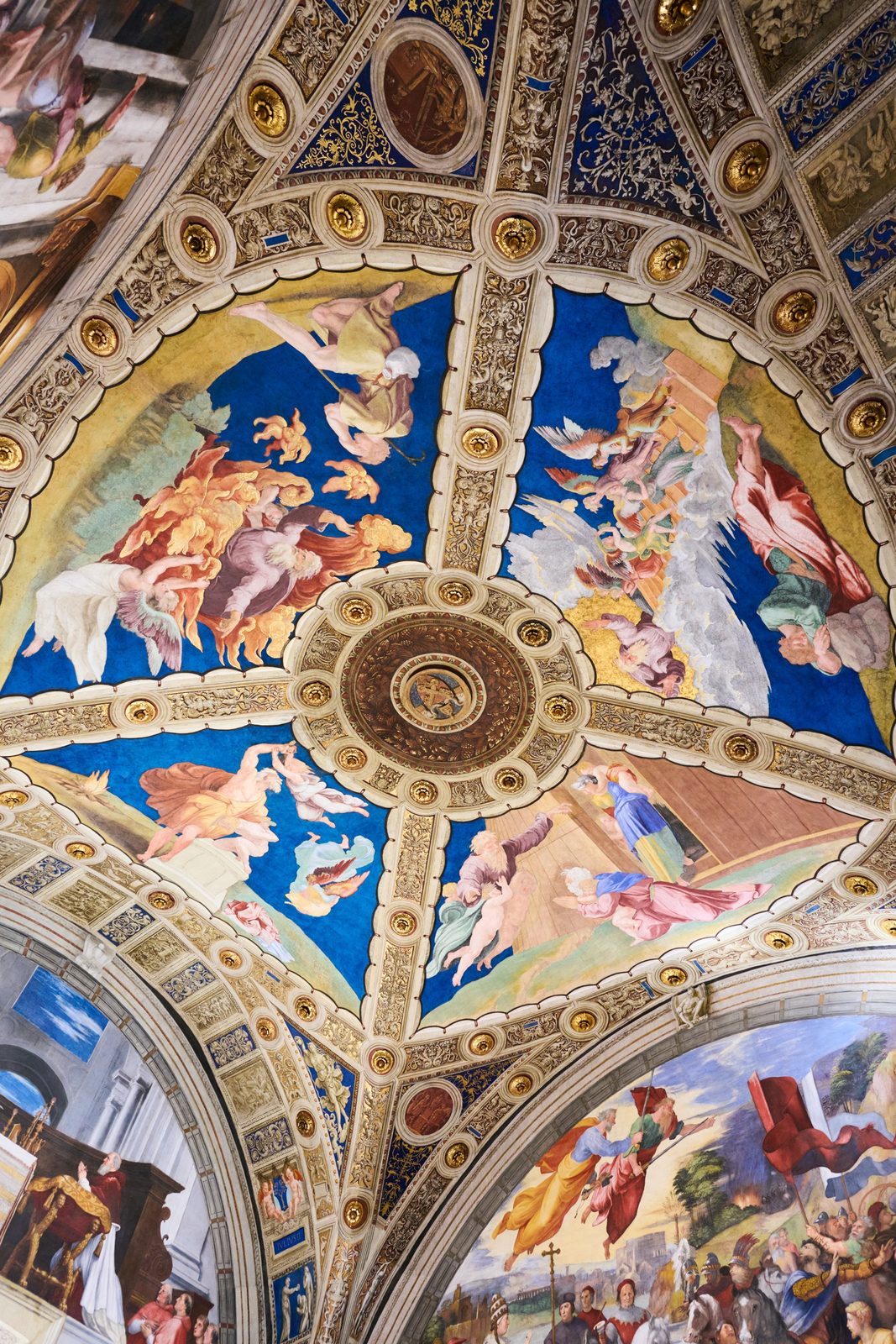 Heliodorus room ceiling, Vatican Museums, Vatican City
